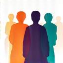 Diverse group of people connected by subtle lines, symbolizing community and connection.